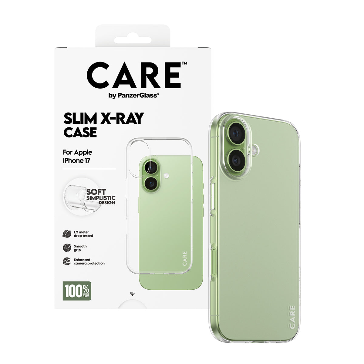 PanzerGlass Backcover – für Apple iPhone 17 – transparent