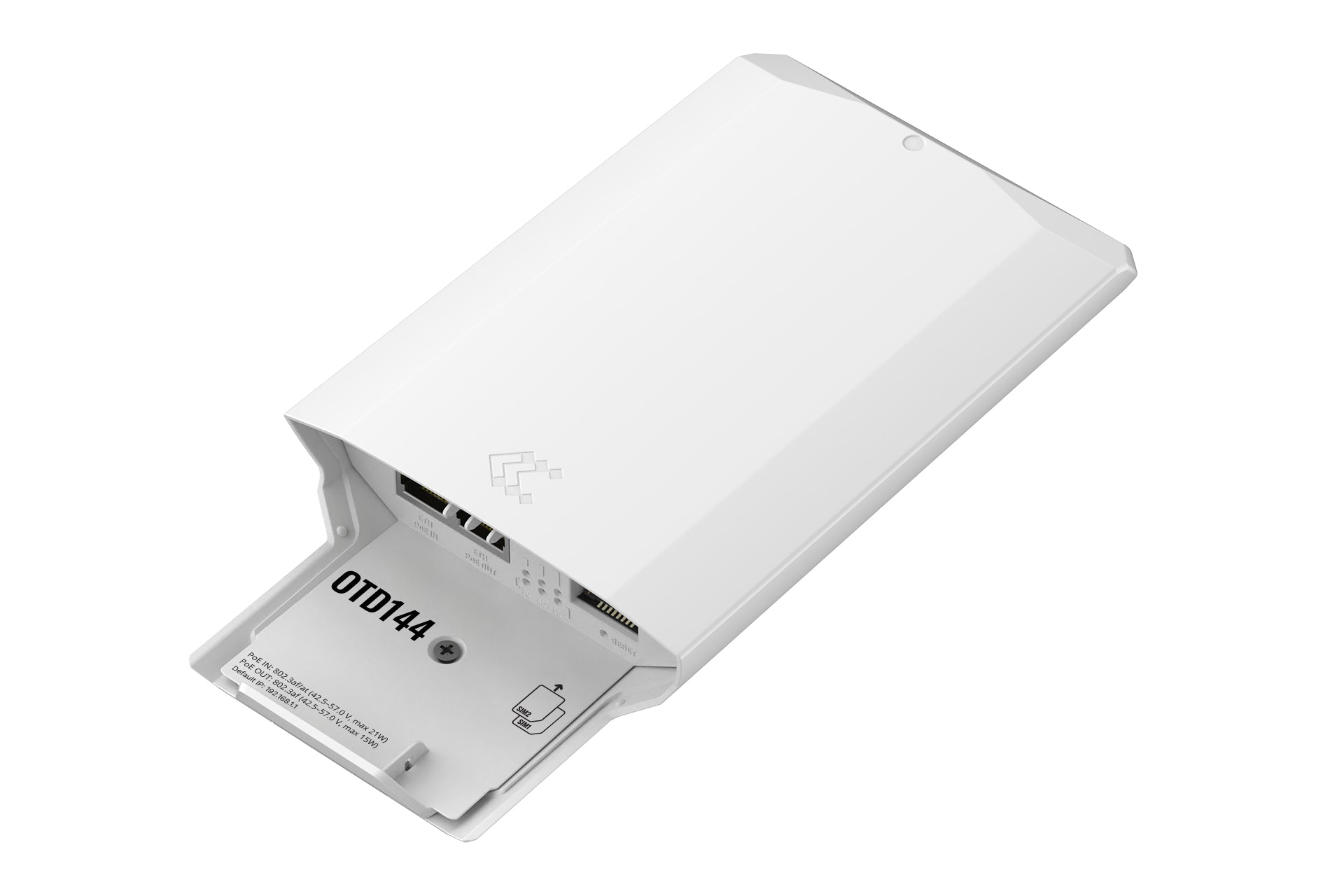 Teltonika OTD144 – 4G Router, Wi‑Fi 4 (2,4 GHz), 2× Fast Ethernet, Dual‑SIM, PoE, Outdoor, IP55