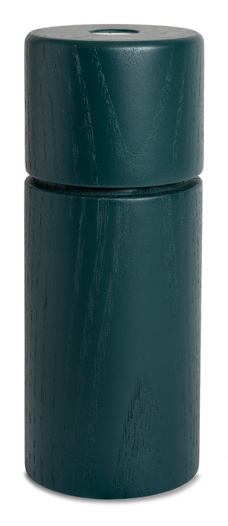 CrushGrind Salz-/Pfeffermühle Ø 5 × 12 cm, Eschenholz, Grün, verstellbares Keramikmahlwerk