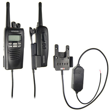Brodit Aktive Halterung, 12/24 V Eingang, 7,5 V/1 A Ausgang, für Kenwood NX-200, NX-300, TK-3180 und andere