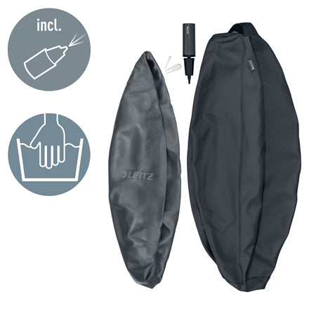 Leitz Sitzball Ergo Active – Ø 65 cm, dunkelgrau