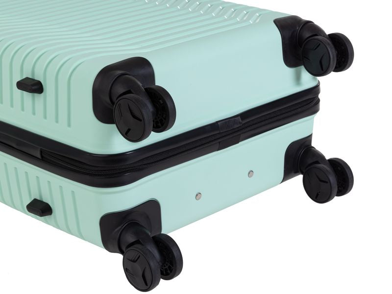 KOOR Trolley – 63 l, Hartschale, 4 Rollen, mit TSA, Mint, 40 × 66 × 26 cm