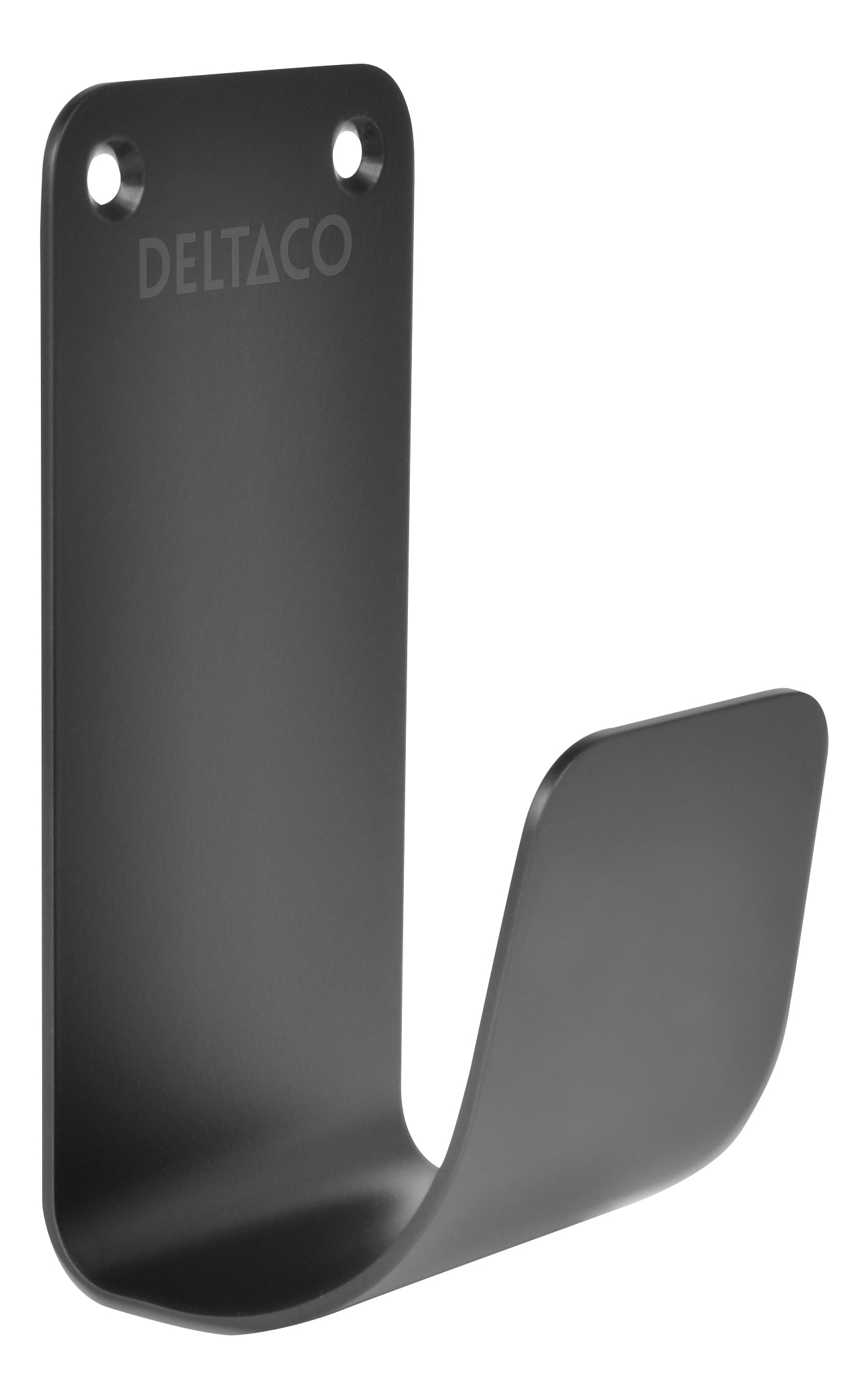 Deltaco Kabelhalter, Edelstahl SS304 – schwarz