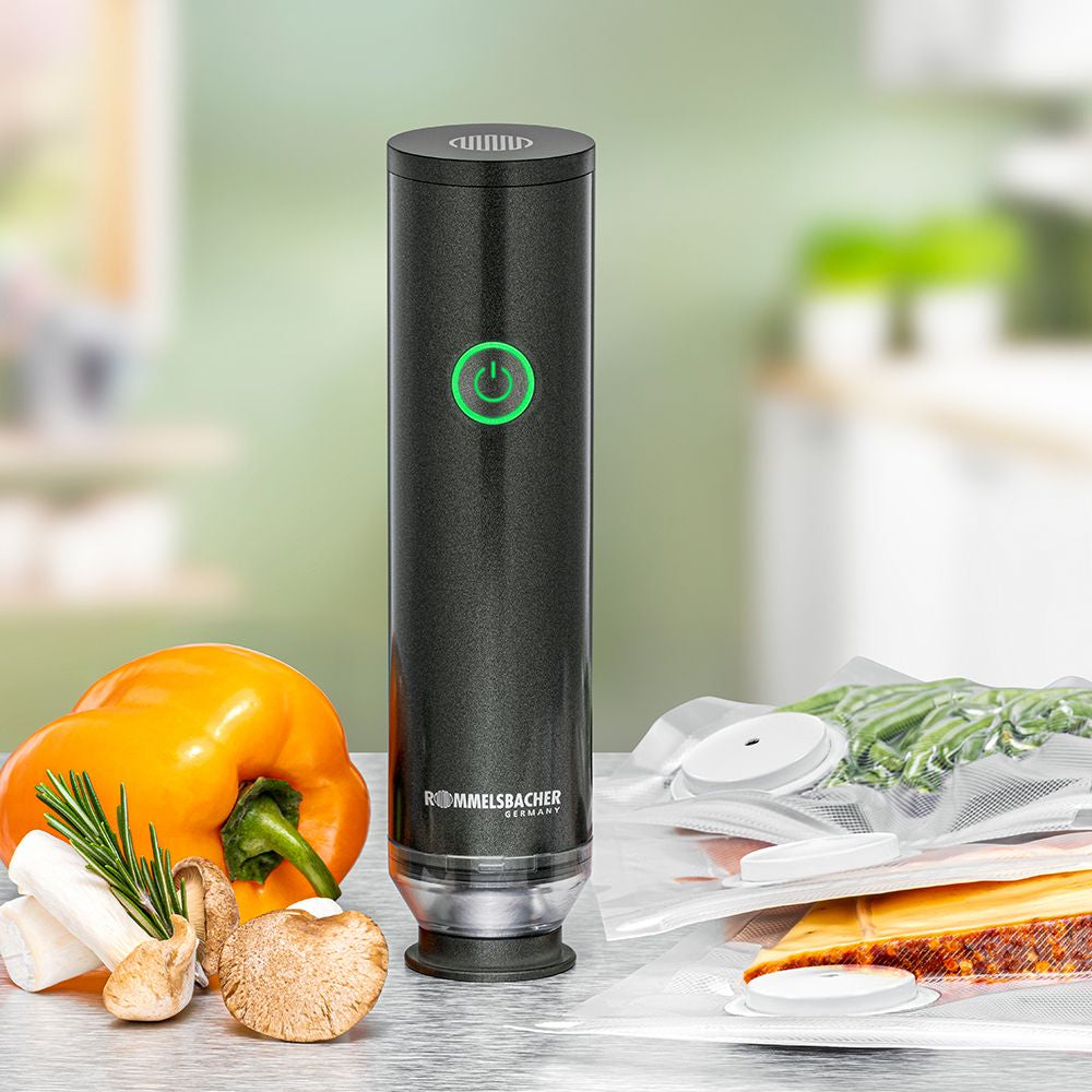 Rommelsbacher VAC 25 Hand-Vakuumpumpe – 7 l/min, USB