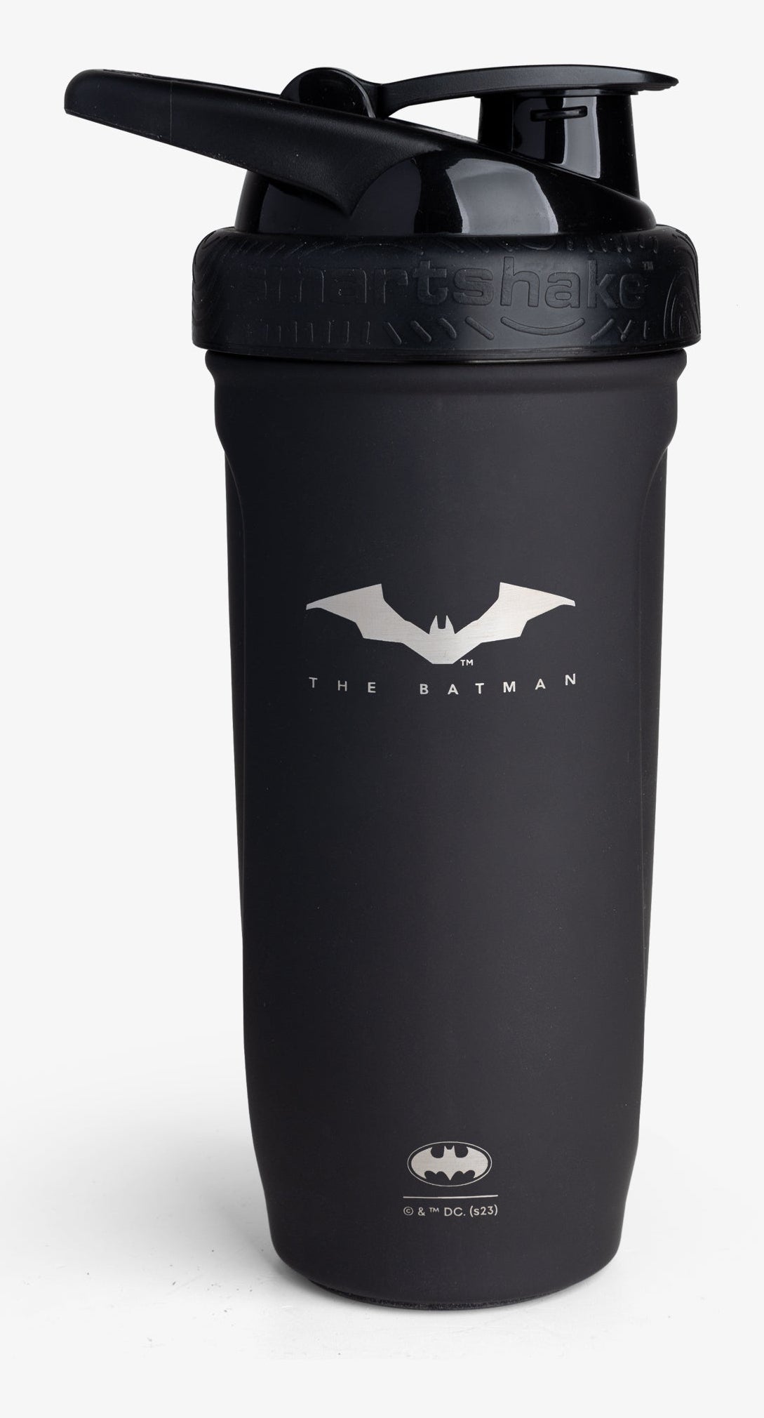 Smartshake Reforce Trinkflasche 900 ml – Edelstahl, Sportdeckel, Batman