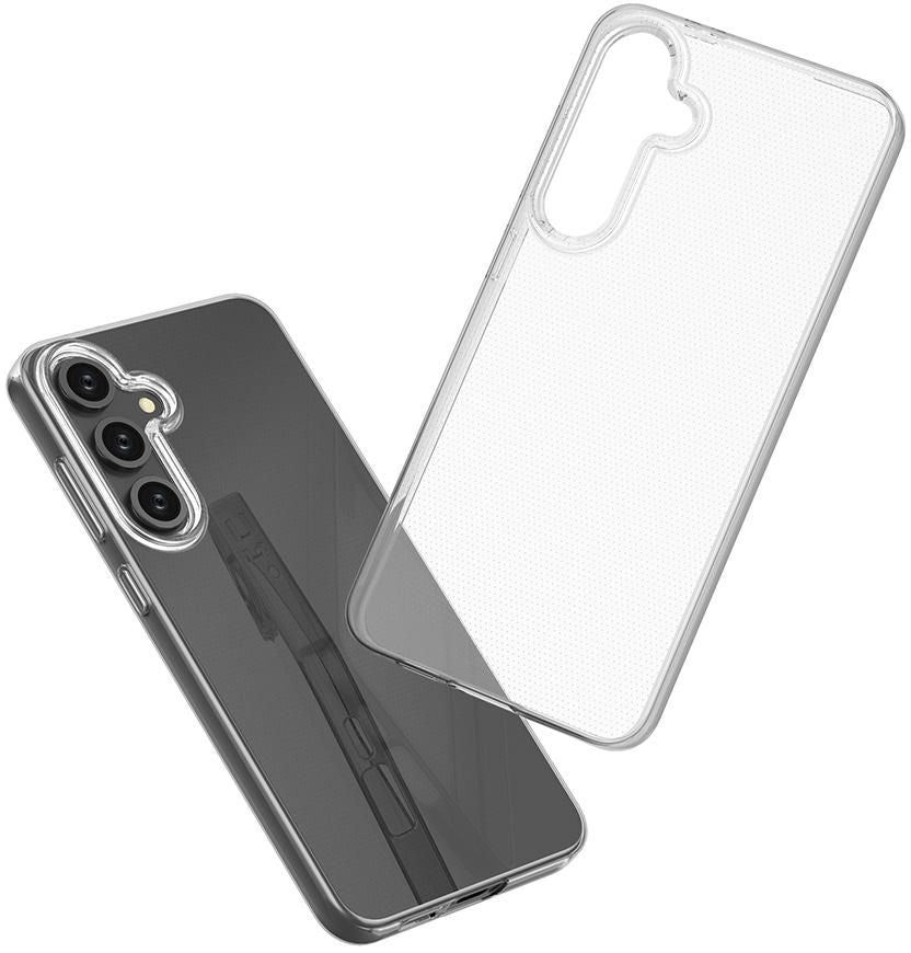 eSTUFF LONDON Backcover – für Samsung Galaxy S24 FE (4G/5G), TPU, Transparent