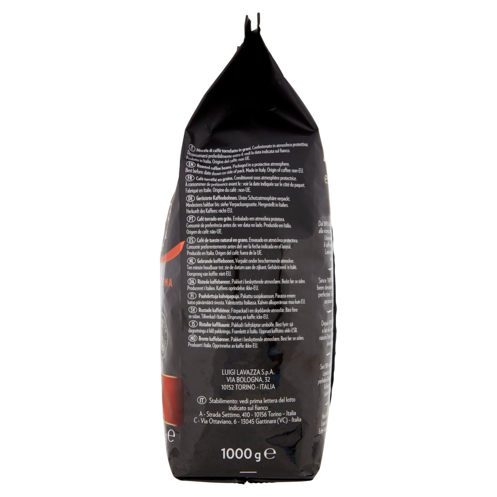 Lavazza Espresso Kaffeebohnen Barista Gran Crema – 1 kg – Mittlerer Röstgrad – Intensität 7/10