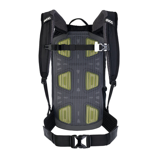 EVOC Sportrucksack Stage – 12 l, wasserabweisend, mit Regenabdeckung, Nylon – schwarz