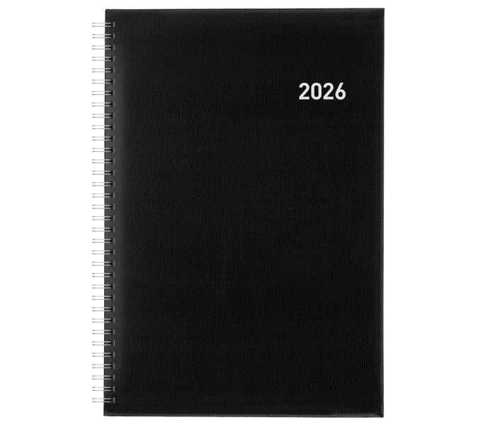 Biella Quarta Agenda – 1 Woche/2 Seiten, gebunden, A4, Jan–Dez, 2026
