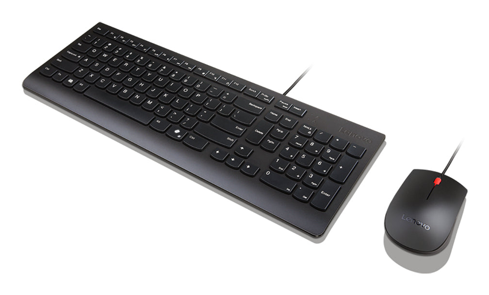 Lenovo 4X31R64411 – Tastatur-Maus-Set – kabelgebunden, USB-A – AZERTY (FR) – schwarz
