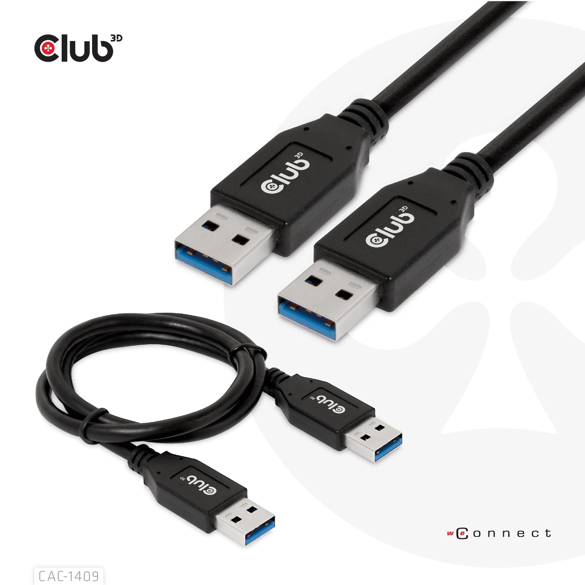 CLUB3D Club 3D – USB-Kabel, USB-A zu USB-A, 0,5 m, USB 3