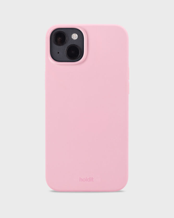Holdit – Backcover – für Apple iPhone 15 Plus – Rosa – Silikon – kabelloses Laden