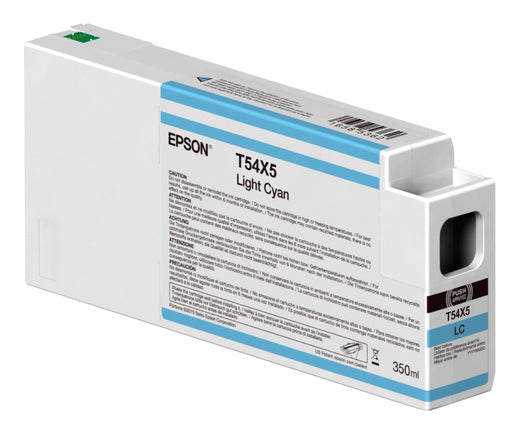 Epson Tintenpatrone T54X500, Helles Cyan, 350 ml, Original – für Epson