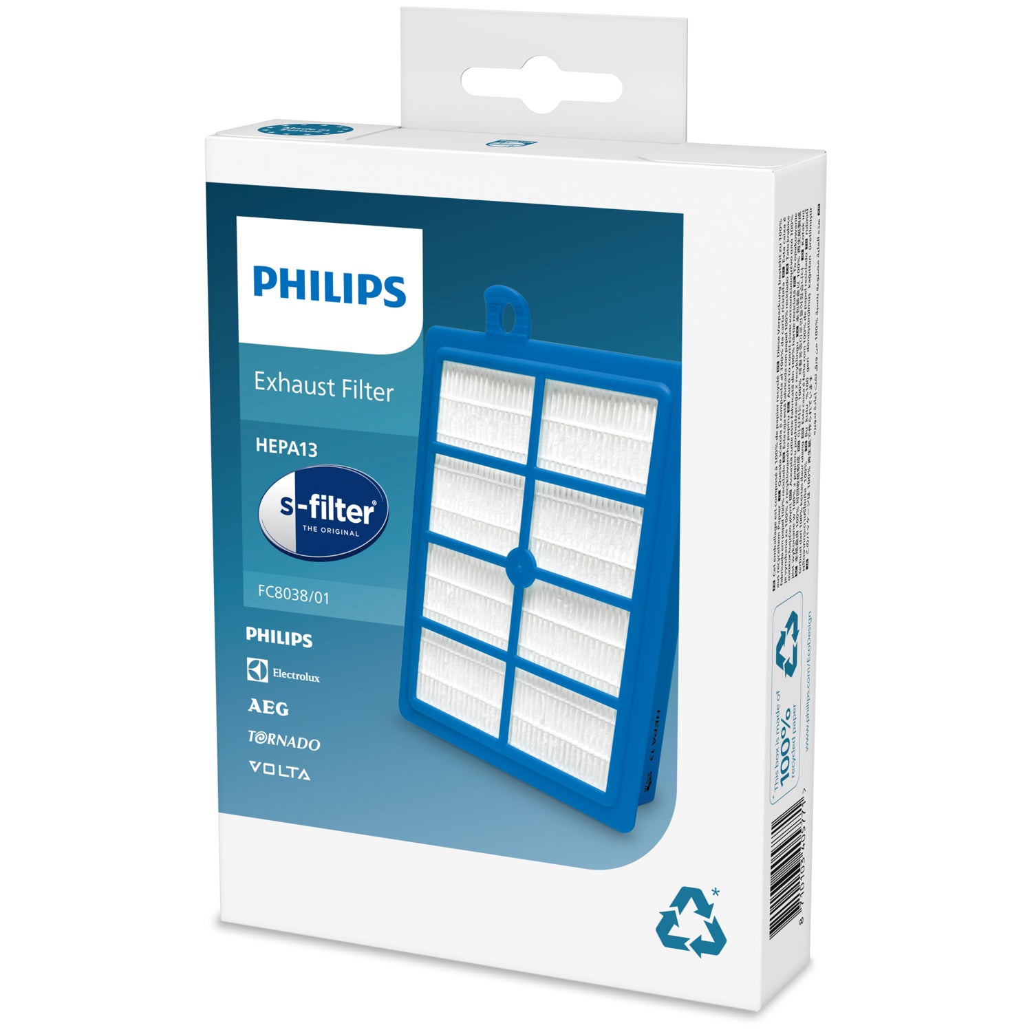 Philips HEPA13-Filter FC8038/01 – für Philips Performer/PowerPro/Marathon und andere