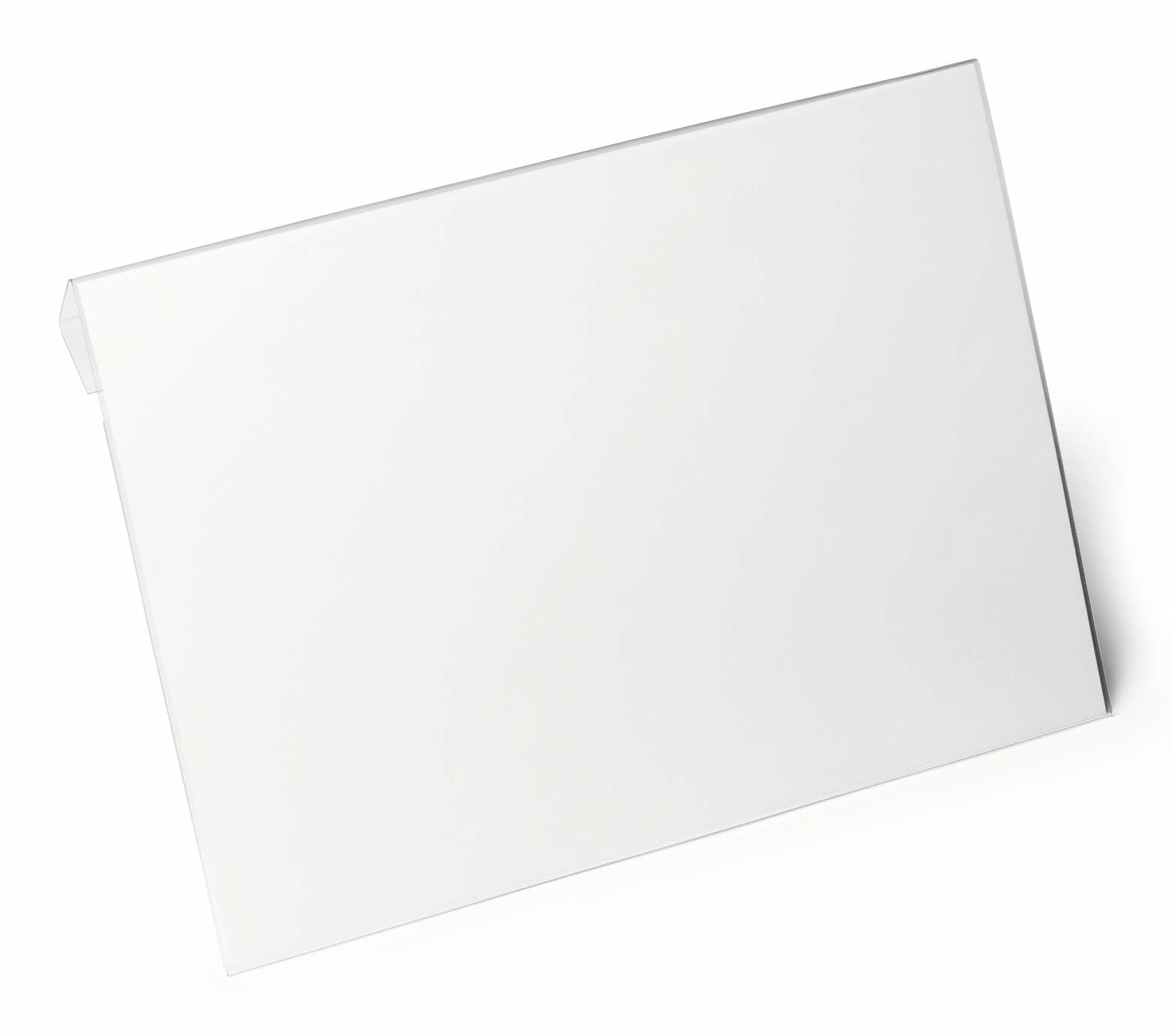 Durable Kennzeichnungstaschen Hard Cover – 297 × 210 mm, transparent, wiederablösbar, für A4 quer, 10er-Pack