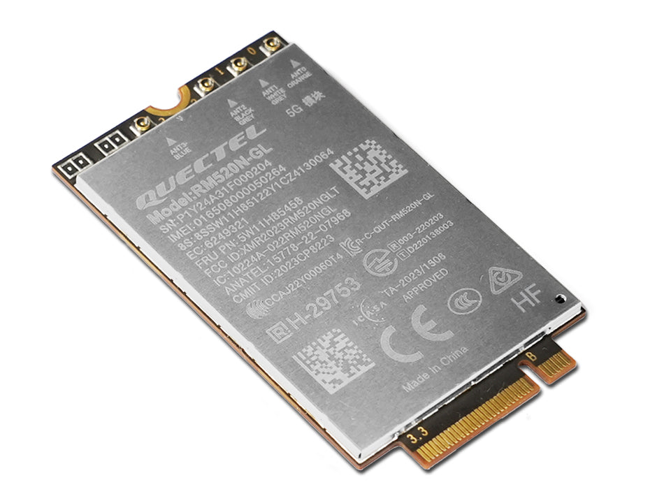 Lenovo 4XC1Q24434 WWAN-Modul (M.2) für ThinkPad P14/T14 (G5), X1 Carbon (G12) – 5G, Silber