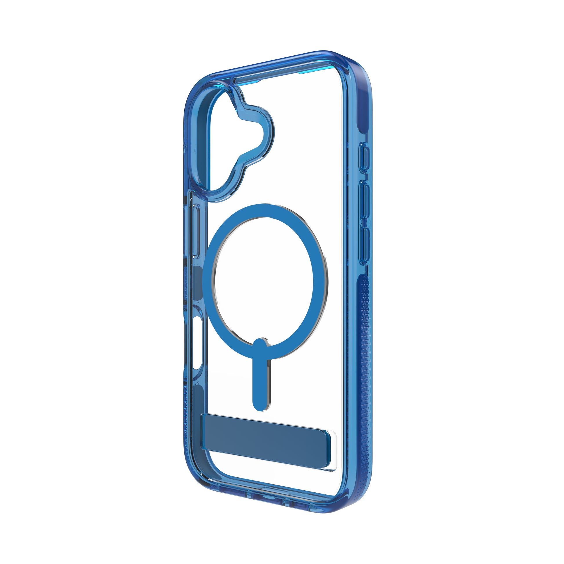ZAGG Santa Cruz Snap – Backcover – für Apple iPhone 17, Graphen, blau/transparent, bis 4 m Sturzsicher