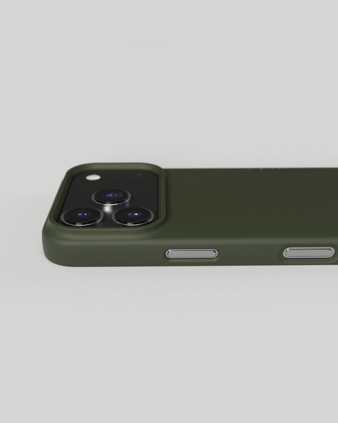 Nudient – Backcover – für Apple iPhone 17 Pro – Dunkelgrün – MagSafe-kompatibel