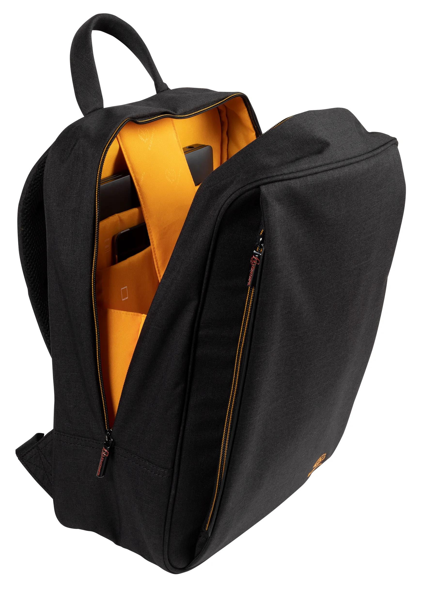 Exacompta City-Rucksack Exactive Smart – wasserabweisend, rPET-Polyester – Schwarz, 320 × 410 × 150 mm