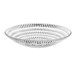 Nachtmann Salatschüssel – Ø 25,0 cm, H 5,0 cm, Kristallglas, Transparent, spülmaschinenfest