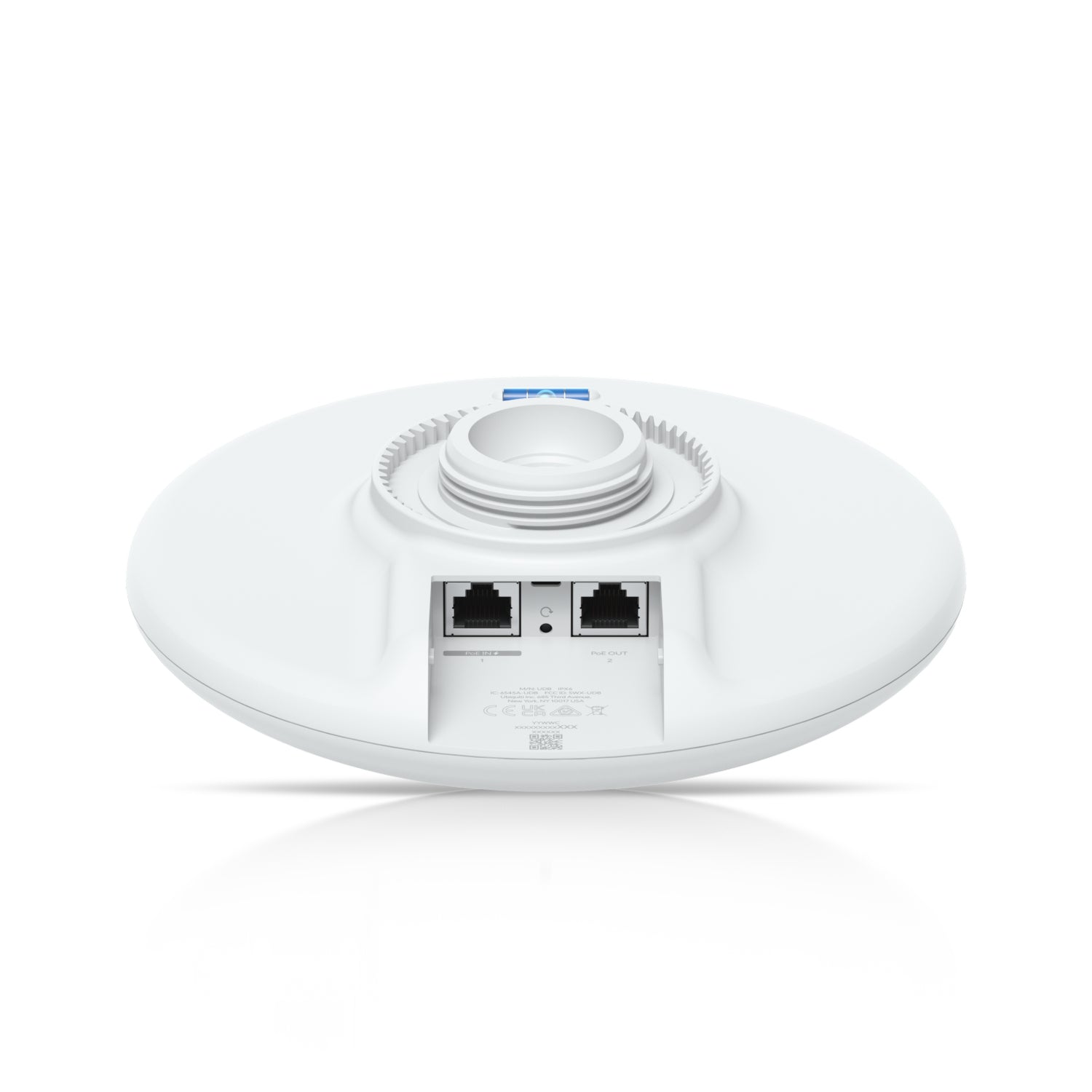 Ubiquiti 5 GHz Funkbrücke, 2× 1GbE, bis 5+ km, 866,7 Mbit/s, PoE+, IPX6, Weiss