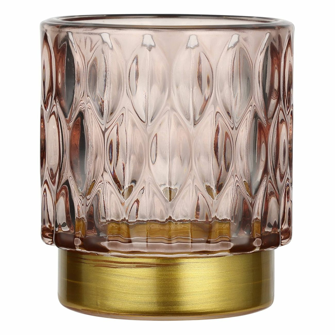 EGLO Bezamby Windlicht – Glas, Gold – Ø 7 × 8 cm