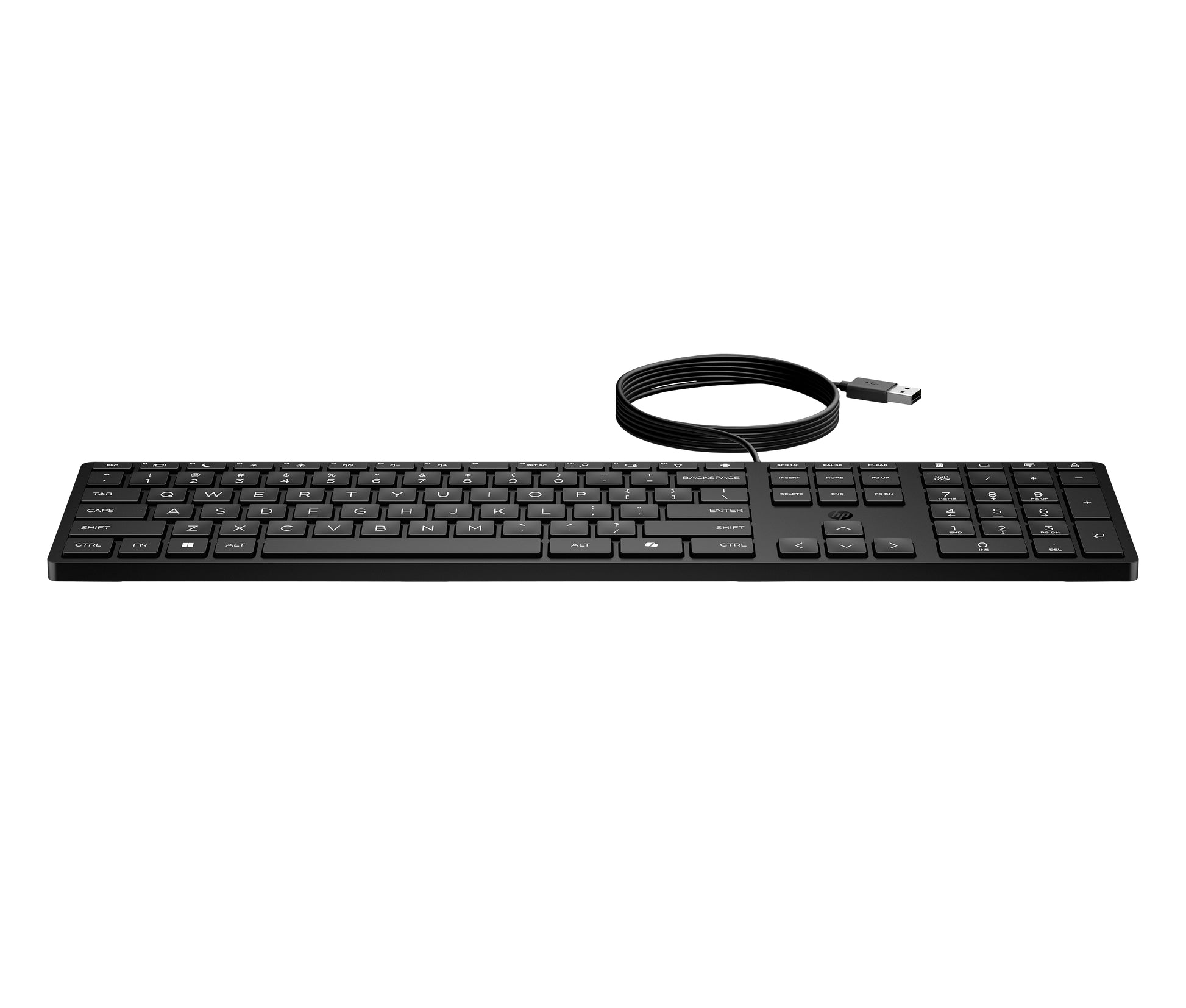 HP 320K Tastatur Membran Kabelgebunden USB Schwarz