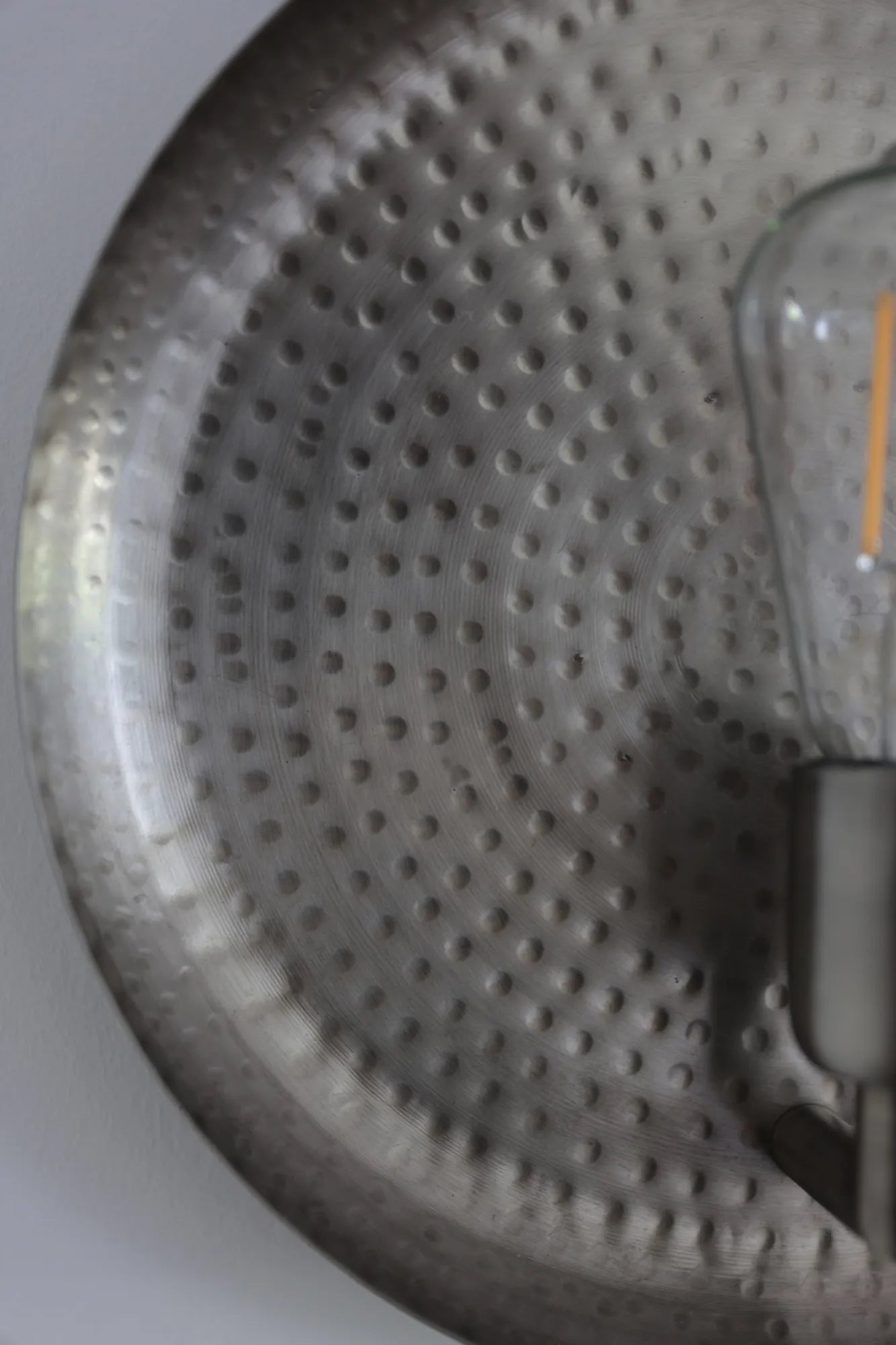 Markslöjd Wandleuchte Dolium – Ø 31 × 11 cm, 40 W, nicht dimmbar, Silber, exkl. E27