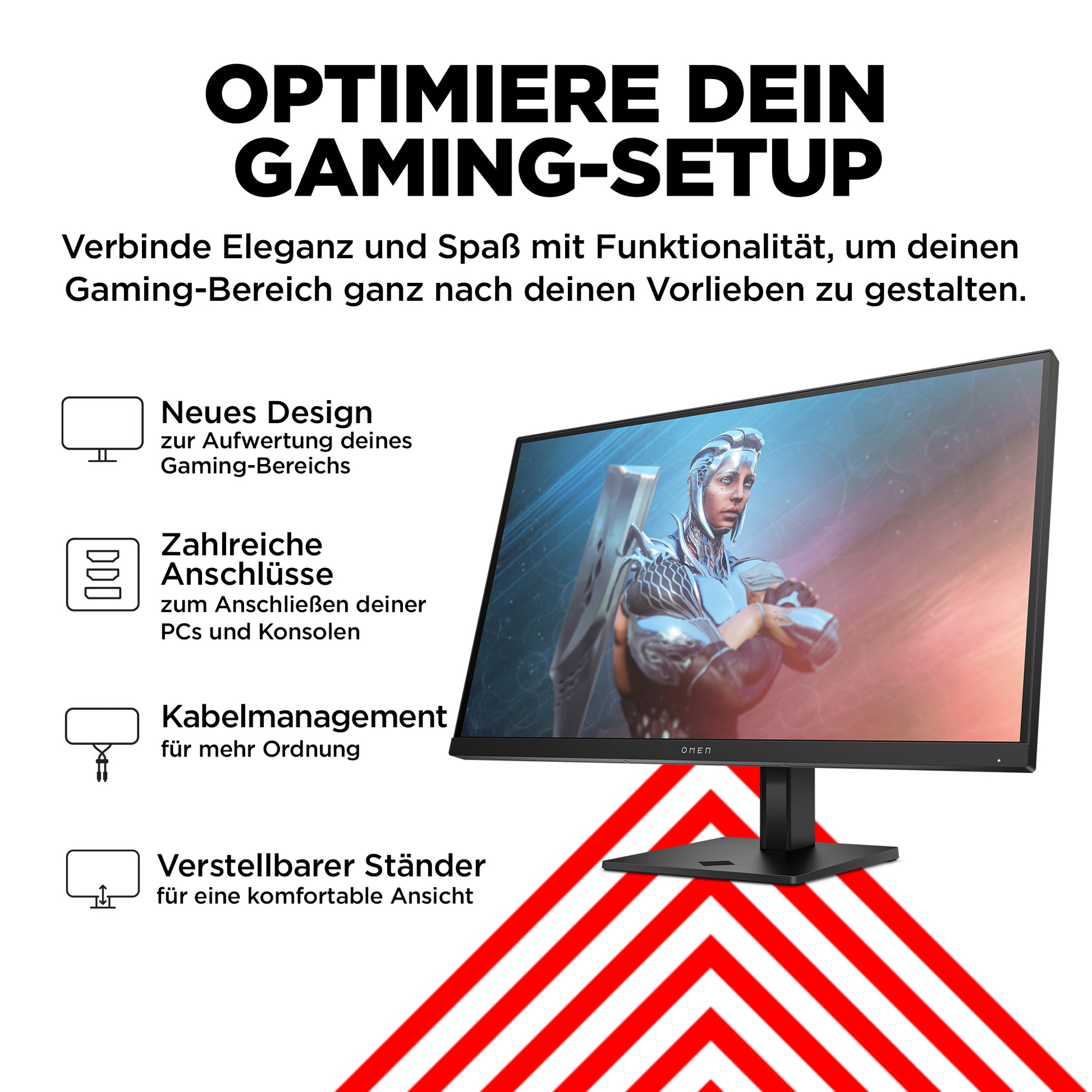HP OMEN 27 – Monitor, 27" 1920 × 1080 (Full HD), 165 Hz