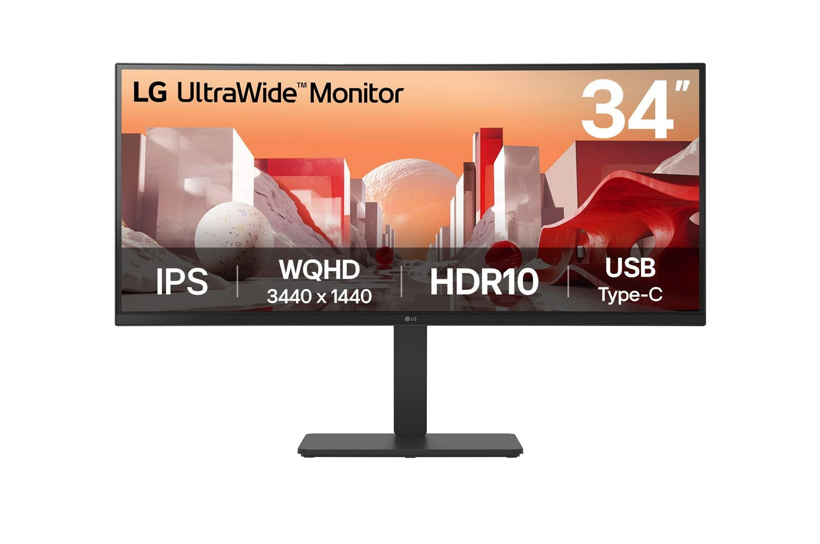 LG 34BA75QE-B – Monitor, 34", LCD, Schwarz