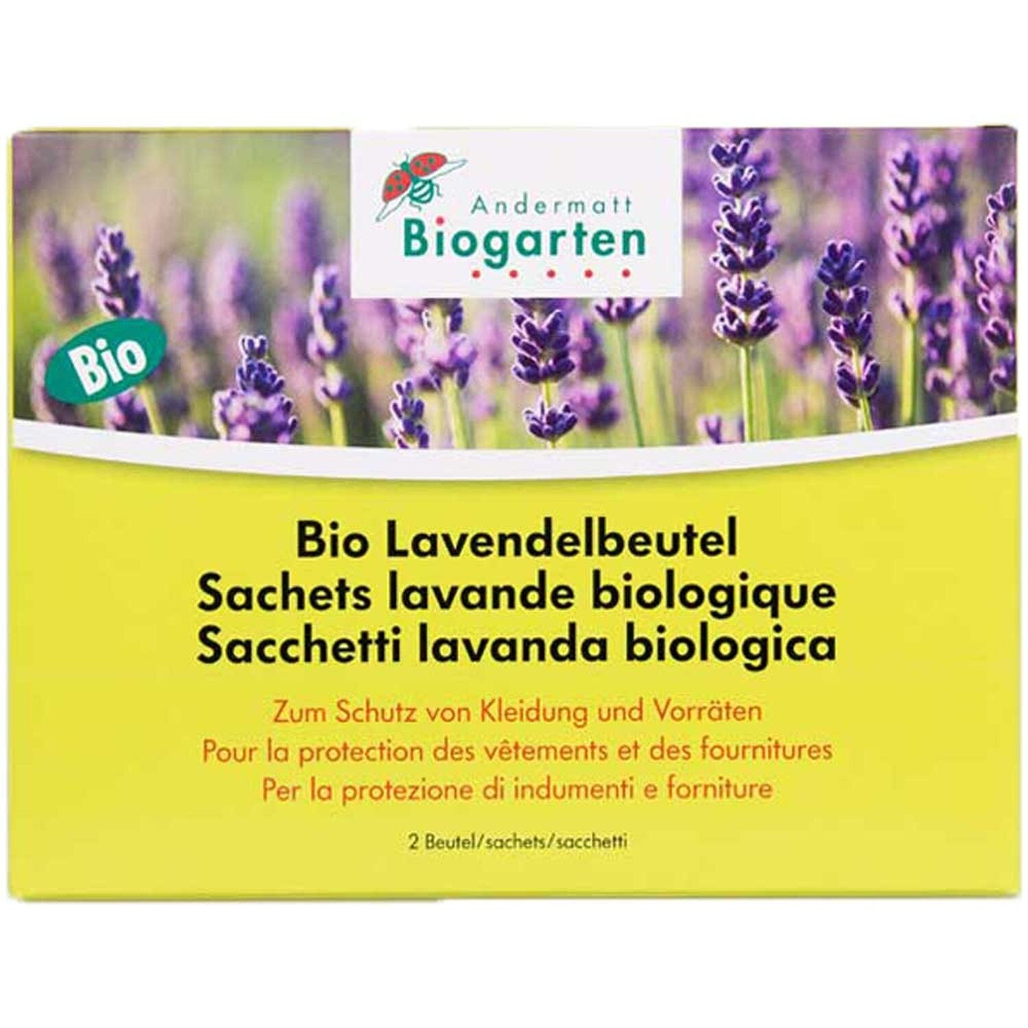 Andermatt Biogarten Mottenschutz – Lavendel – 2 Stk.