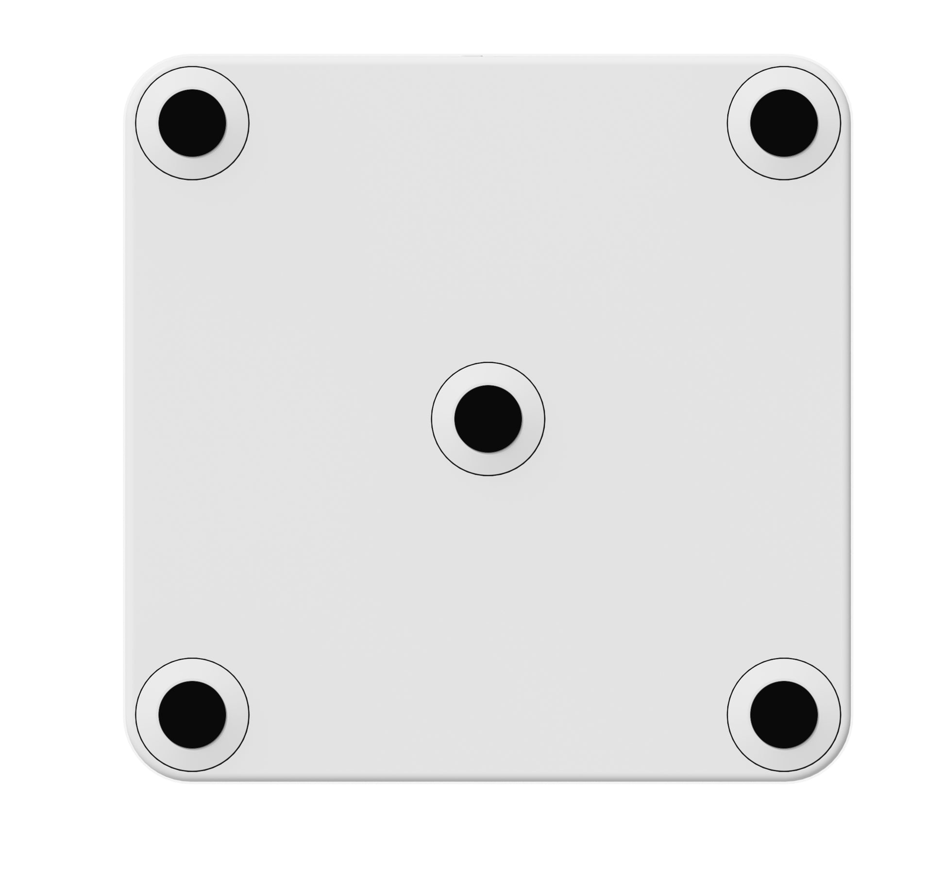 Terraillon Universalwaage X-Line Connect – Tragkraft 180 kg, Wiegefläche 30 × 30 cm, PC-Anschluss, Batterie