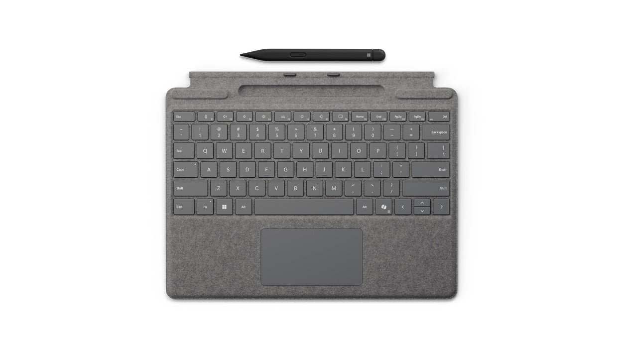 Microsoft Surface Pro Tastatur – Surface Pro, Slim Pen für Business, Platin