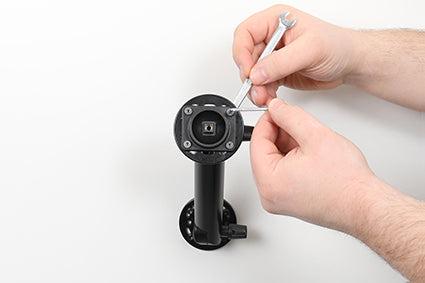 Brodit Auto-Halterung, Schraubmontage, 360° drehbar – für Samsung Galaxy Xcover 7 – Schwarz