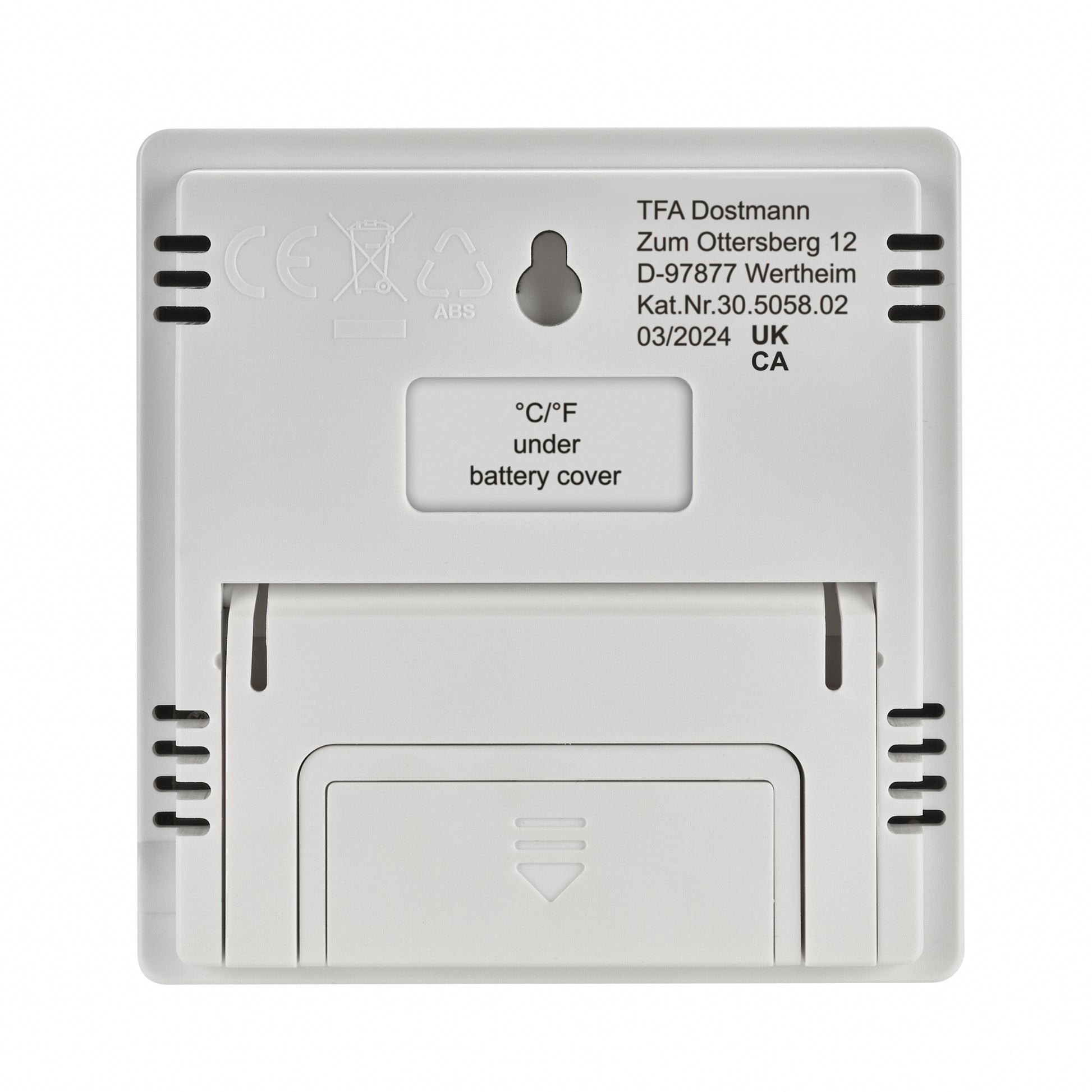TFA-Dostmann TFA Dostmann – Thermo-/Hygrosensor, Digitales Display – Weiss
