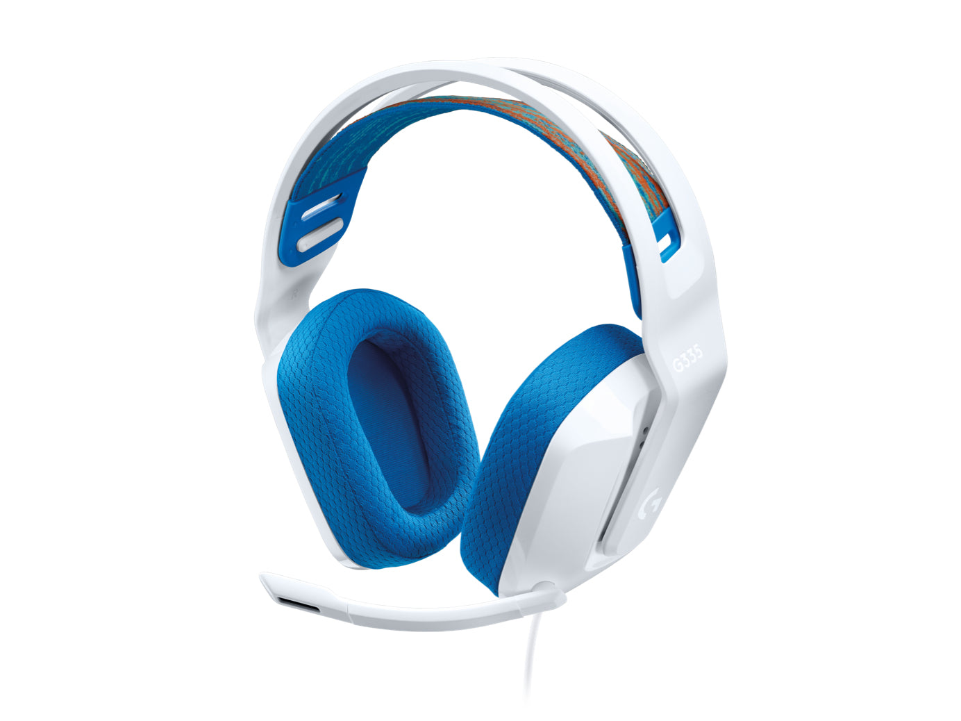 Logitech G G335 Gaming-Headset – Over-Ear, Stereo, Kabelgebunden, 3,5 mm Klinke, Weiss