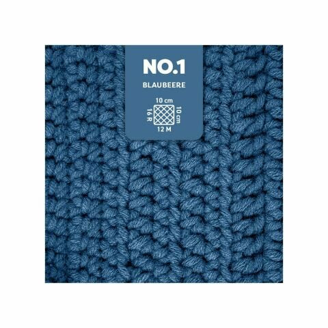 myBoshi Nr. 1 Wolle Preussischblau – 50 g, 55 m, 70% Polyacryl/30% Merinowolle, Nadel 6 mm, 1 Stk.