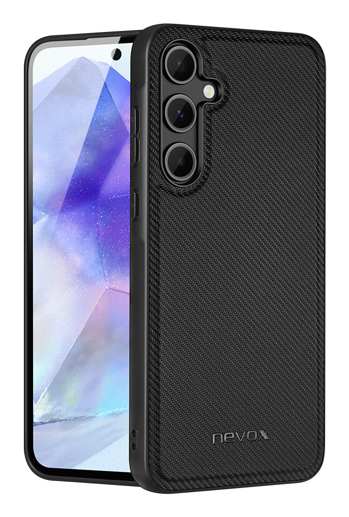 nevox StyleShell NYLO – Backcover – für Samsung Galaxy A36 5G – TPU, schwarz