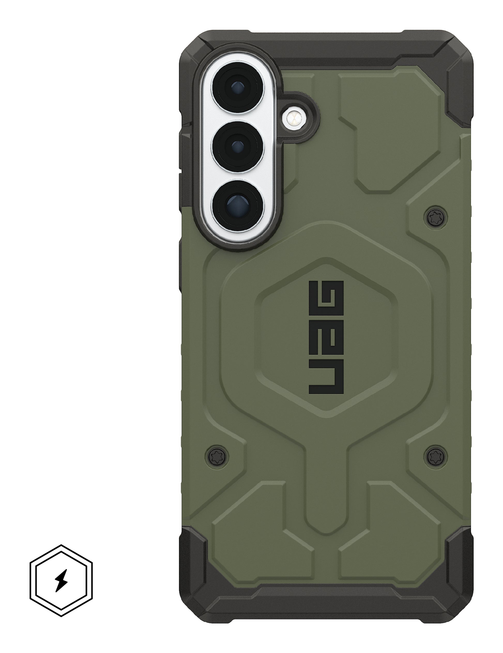 Urban Armor Gear UAG Pathfinder – Rückcover – für Samsung Galaxy S26+ – MagSafe, PC, Olive