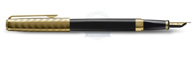 Waterman Exception Deluxe – Füllfederhalter – F – Schwarz