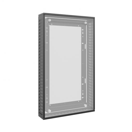 Hagor 5872 Rahmen – wetterresistent, 1'084×670×159 mm – für LG 49XE4F – Schwarz