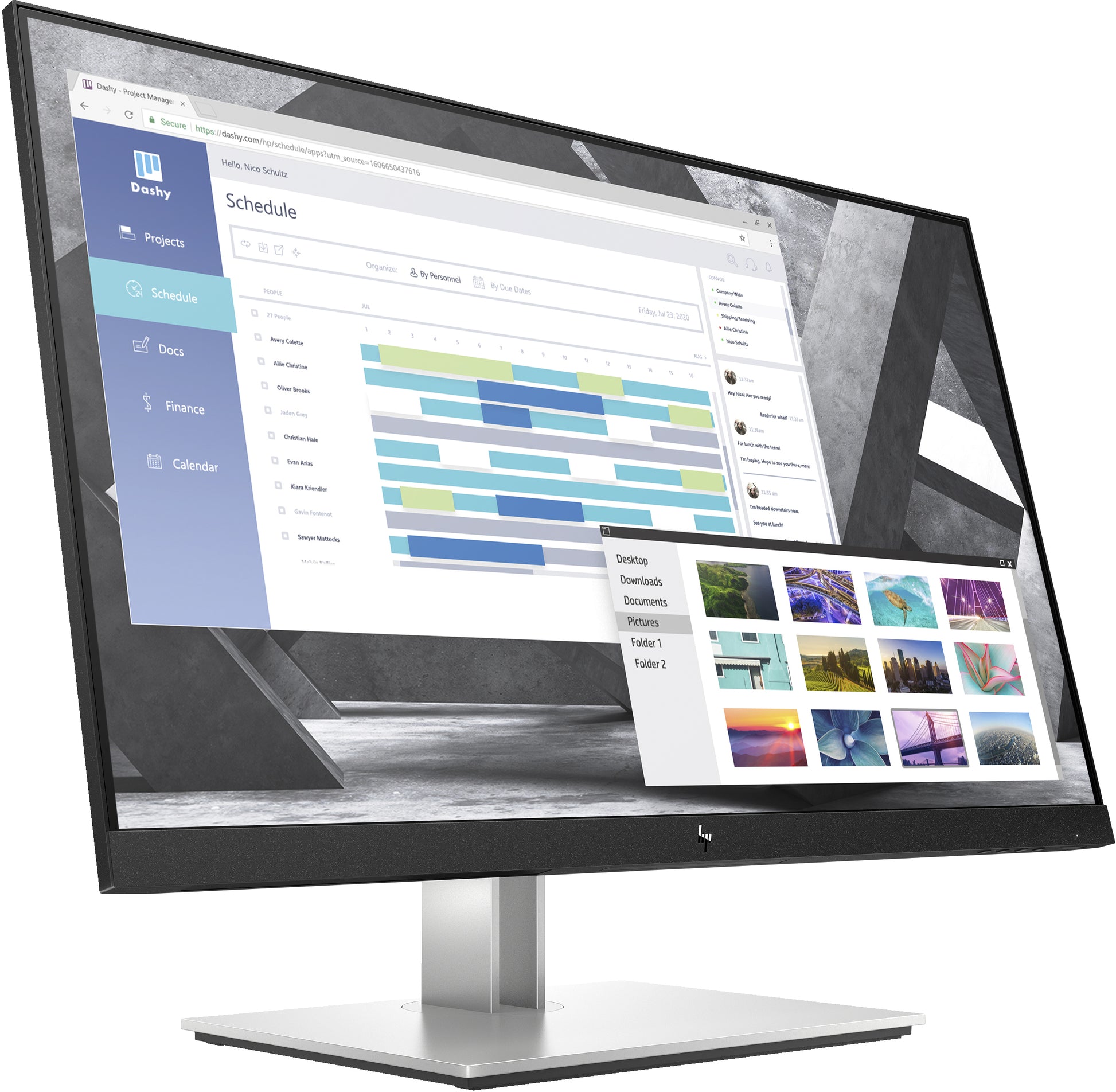 HP E27q G4 – 27", 2560 × 1440 (WQHD), IPS