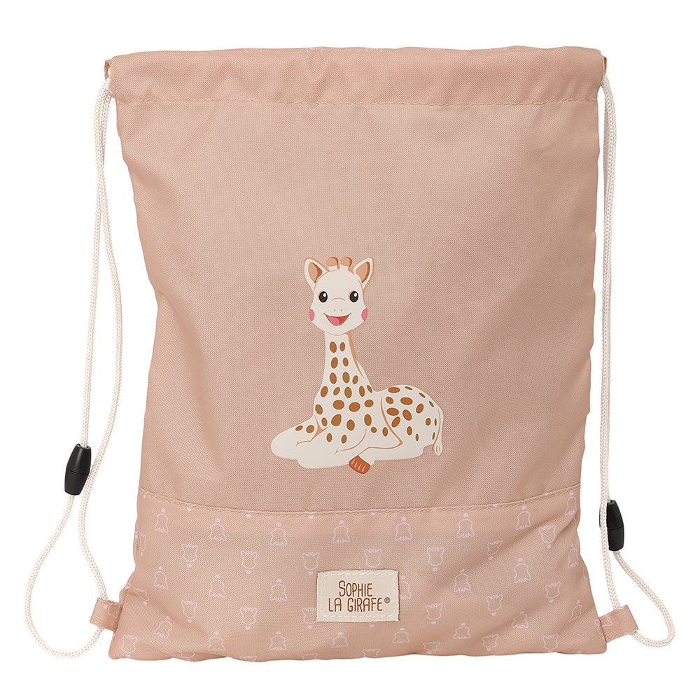 Safta Sportbeutel Sophie la Girafe – 3 l, braun, 26 × 34 cm