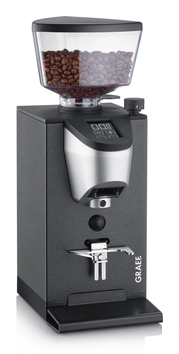 Graef Kaffeemühle KM 733.CM1116.00 – 220 g, Scheibenmahlwerk, 310 W – Grau