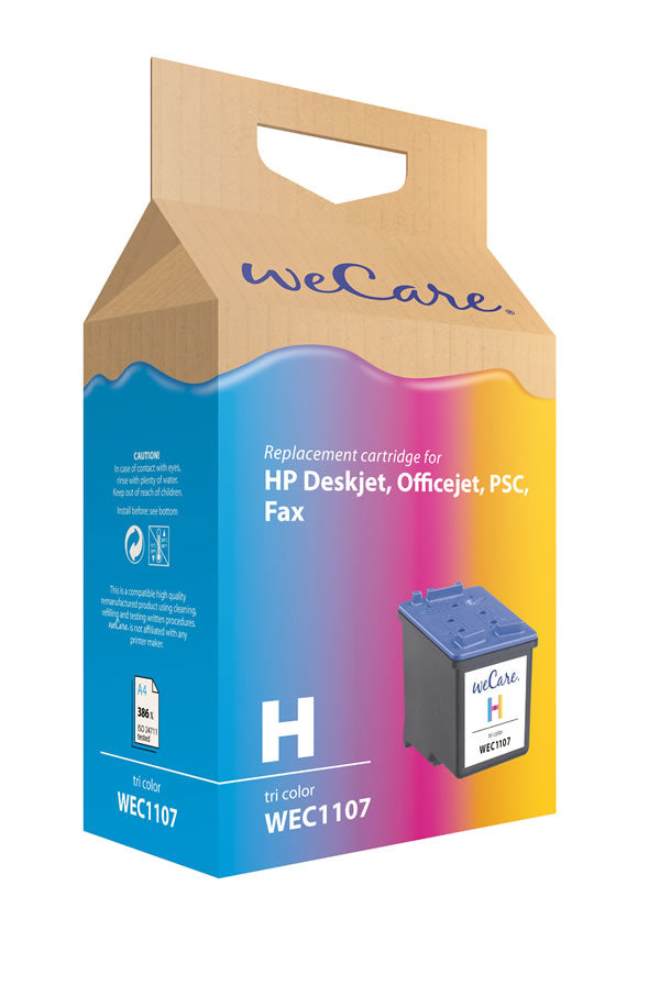 Wecare 22 Dreifarbig Tintenpatrone (Kompatibel) – 87 Seiten – für HP Deskjet 3910/3915/3918 …