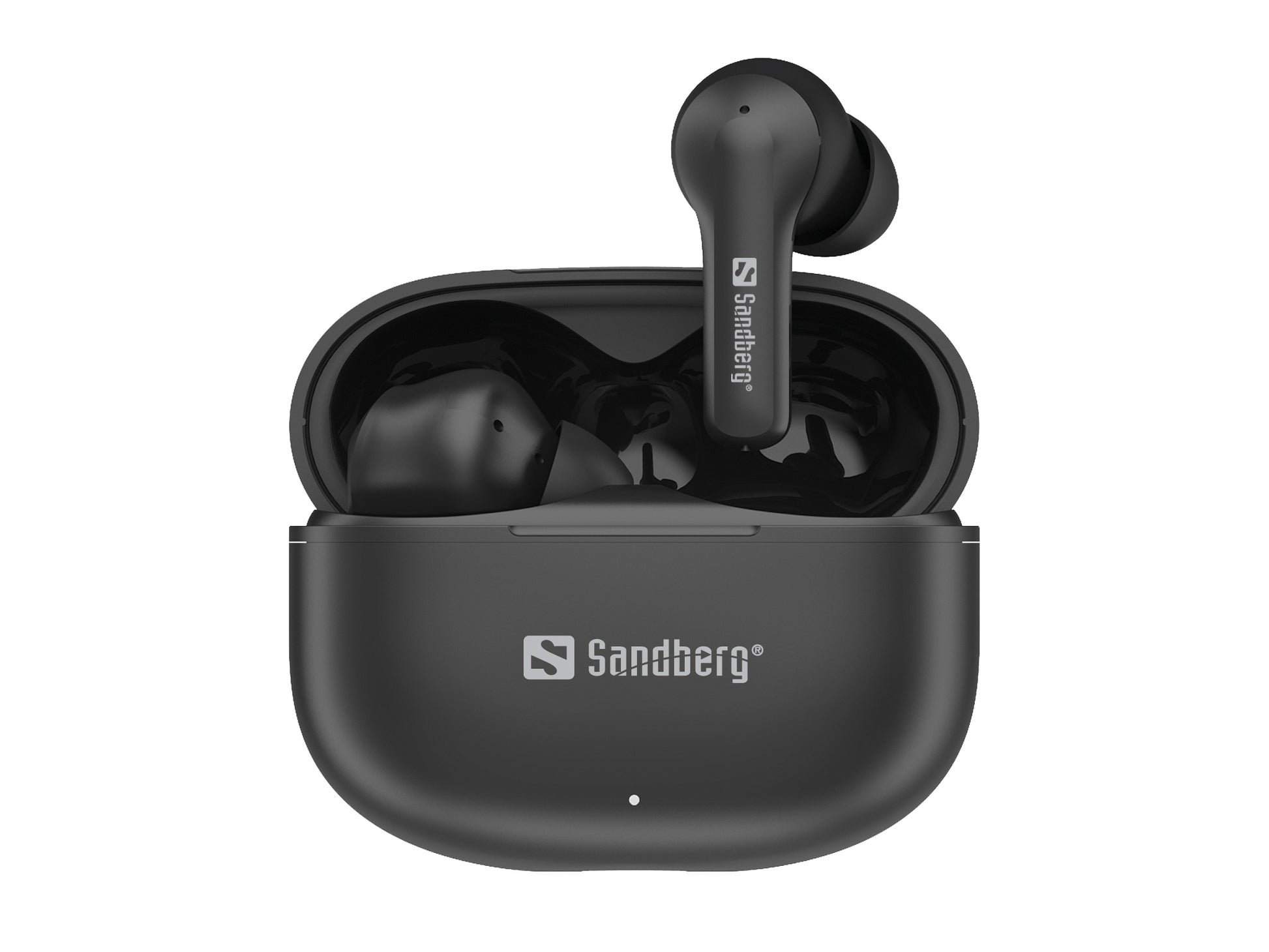 Sandberg Play'n Go 126-51 TWS In-Ear – Stereo, TWS, mit Ladecase, Schwarz, BT 6.0