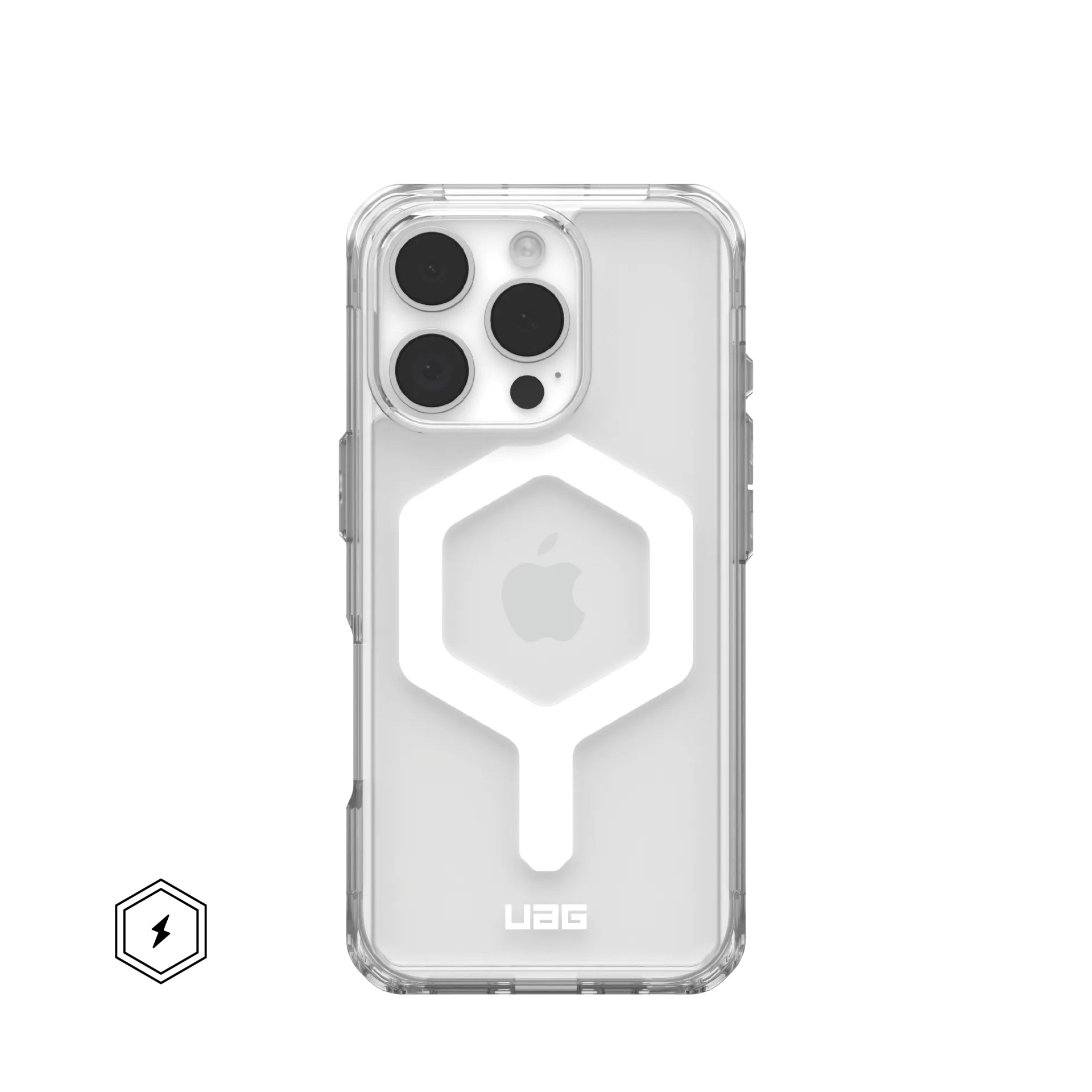 Urban Armor Gear UAG Plyo Backcover – für Apple iPhone 16 Pro – MagSafe, TPU, Transparent, bis 4,8 m Sturzsicher