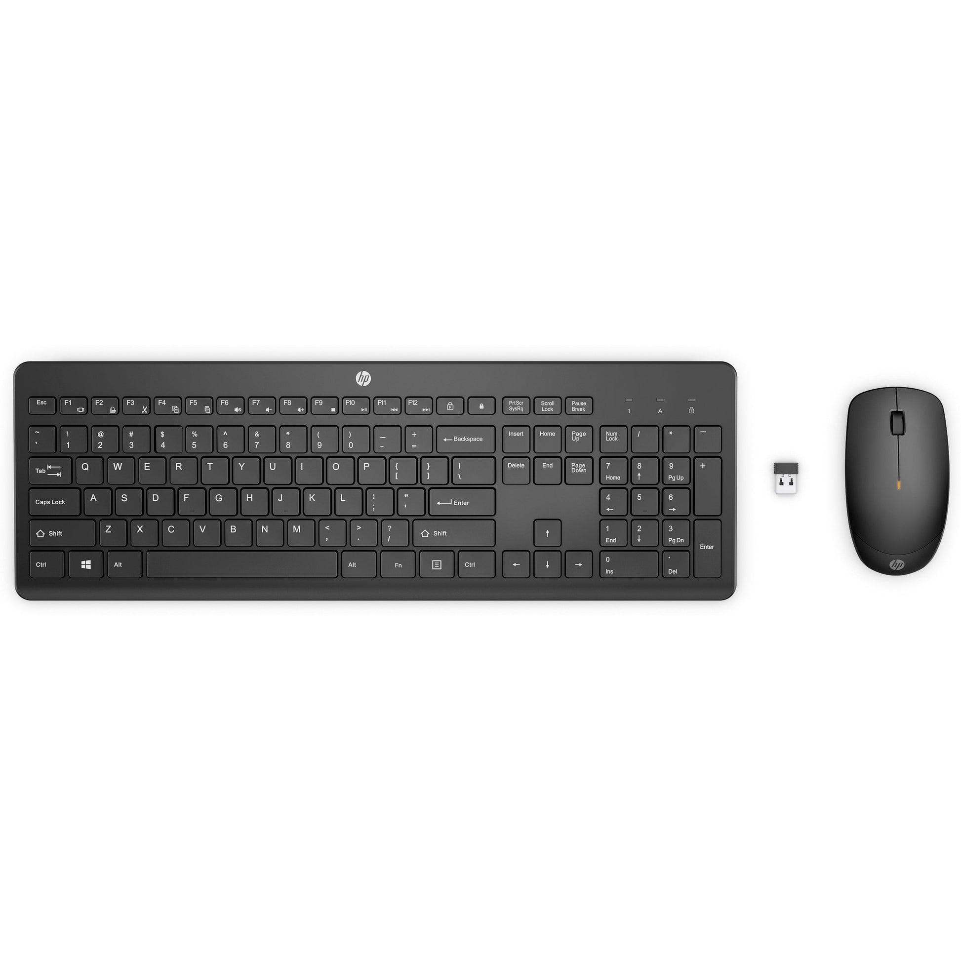 HP 235 – Tastatur-Maus-Set – 2,4 GHz – Schwarz