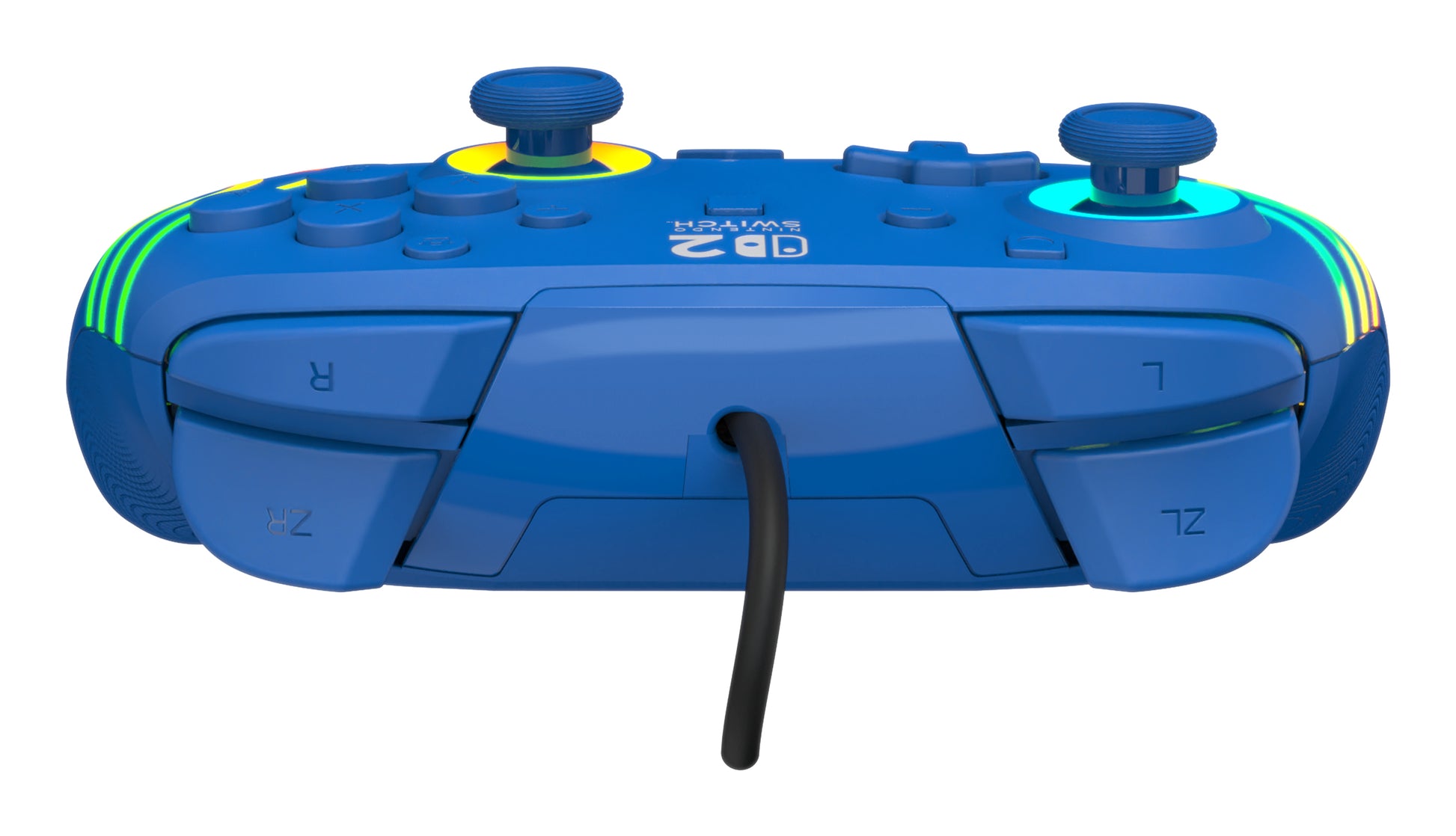Turtle Beach Afterglow Wave – Gamepad – USB (kabelgebunden, USB-C), RGB – für Nintendo Switch-Konsolen, Blau