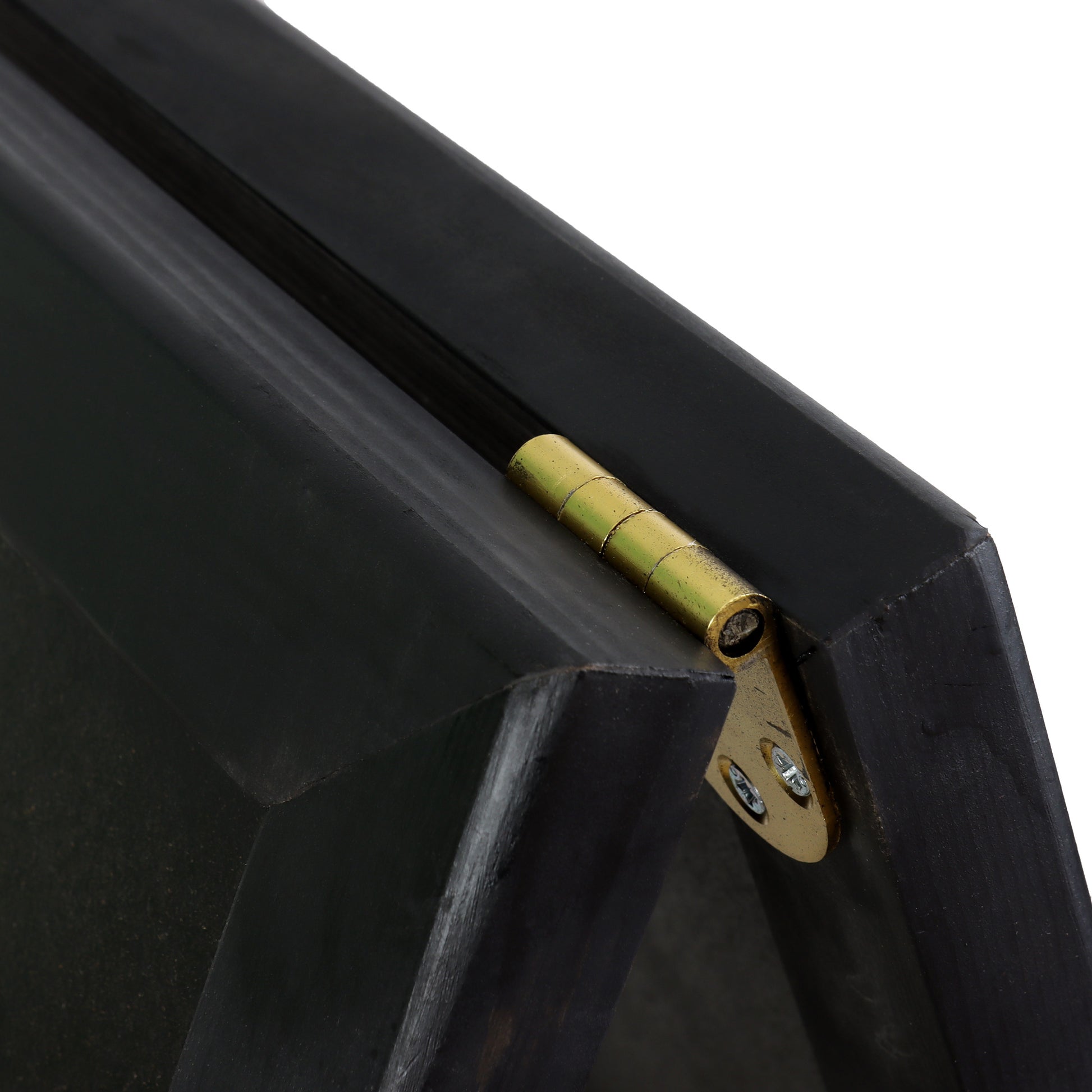 Europel Kundenstopper DELUXE – 660 × 1'040 mm – Kiefernholzrahmen, schwarz – doppelseitig, für Kreidemarker